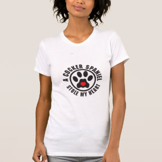 A cocker Spaniel Stole my heart T-Shirt
