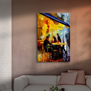 A Coffee by Myself Canvas Print