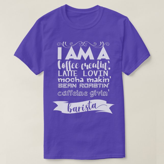 A Coffee Creatin T-Shirt (Design Front)