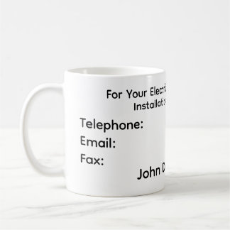 A Coffee Mug for Electrician's Clients