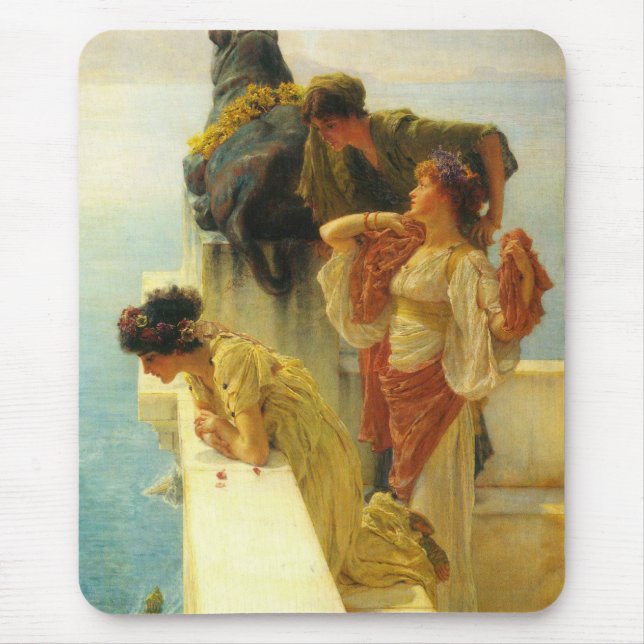 A Coign Of Vantage by Sir Lawrence Alma-Tadema Mouse Mat (Front)