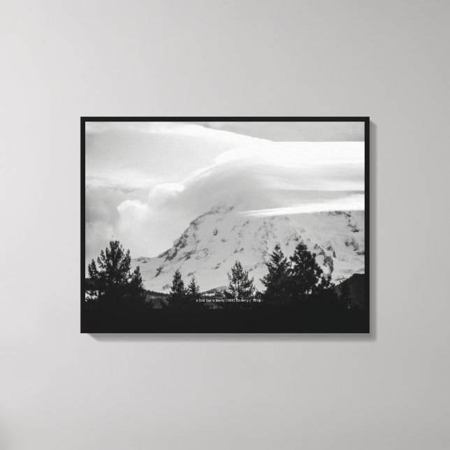 A Cold Day in March Canvas Print (Front)