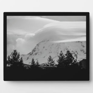 A Cold Day in March Plaque