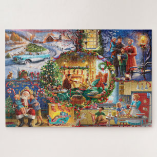 A Collage of Christmas Traditions Jigsaw Puzzle