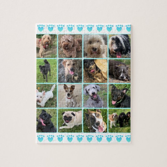A Collage Of Dogs Puzzle (Vertical)