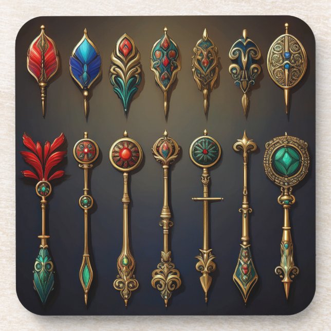 A Collection of Ancient Darts Coaster (Front)