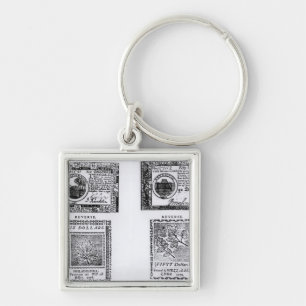 A colonial six dollar bill key ring