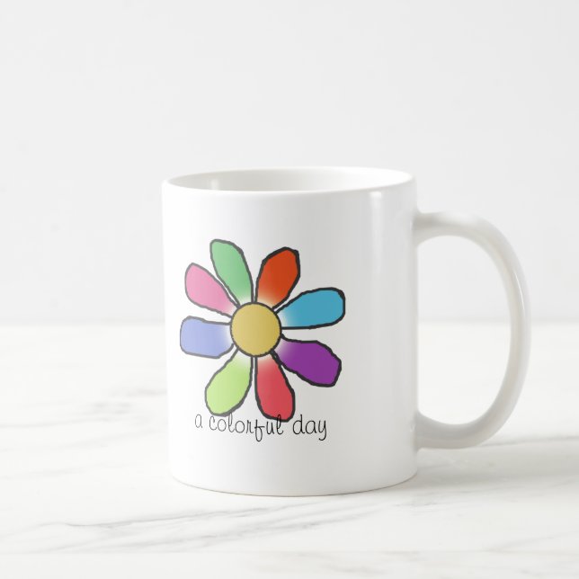 A COLORFUL DAY flower Coffee Mug (Right)