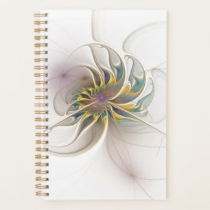 A colorful fractal ornament. Abstract Flower art Planner