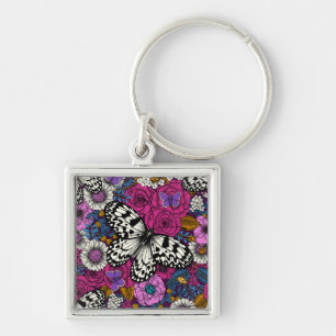 A colorful garden II Key Ring