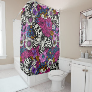 A colorful garden II Shower Curtain