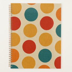 A colorful linen design ball planner