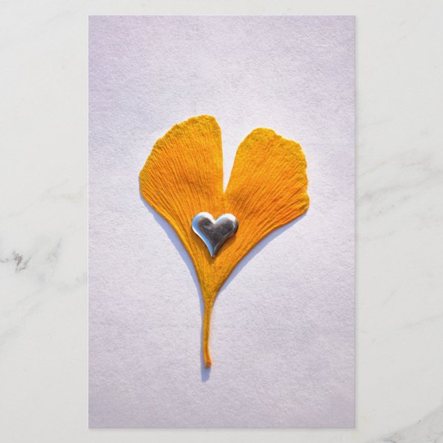 a colorful metal-hearted zinc-leaf, (Front)