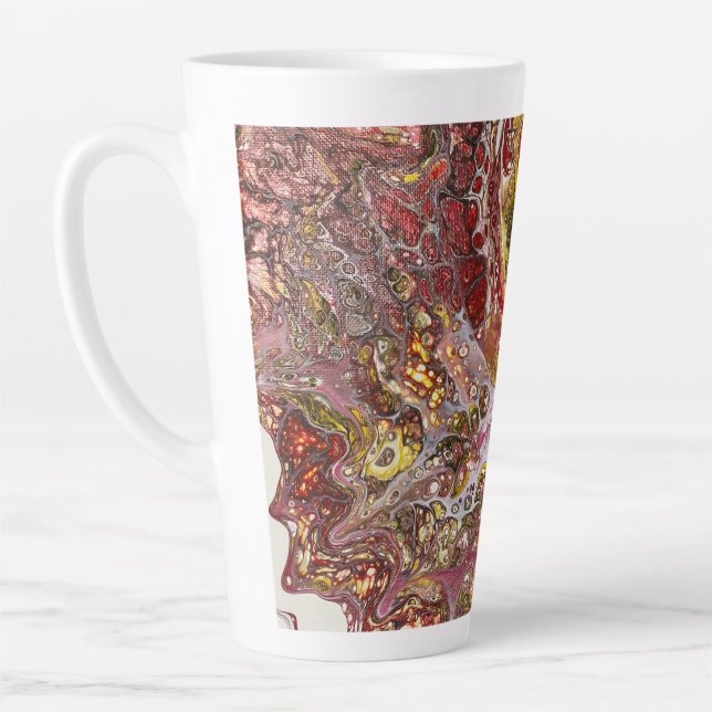 A colorful mug for your favorite latte! (Left)