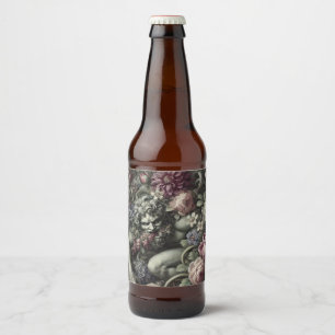 🎭 A Colossal Comedy – Gothic Victorian Beer Bottle Label