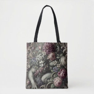 🎭 A Colossal Comedy – Gothic Victorian Tote Bag