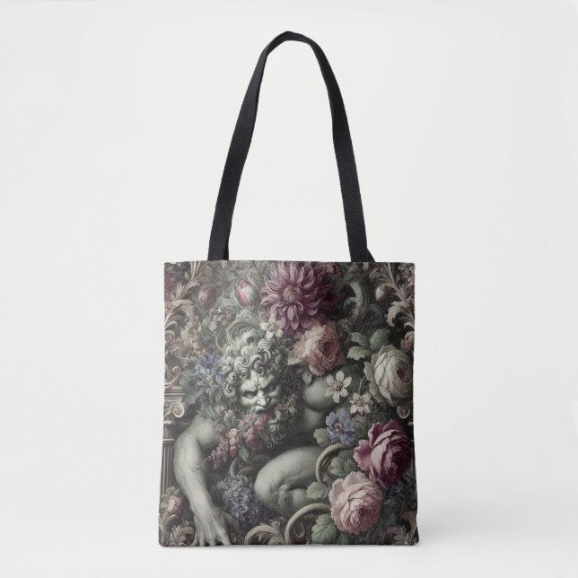 🎭 A Colossal Comedy – Gothic Victorian Tote Bag (Front)