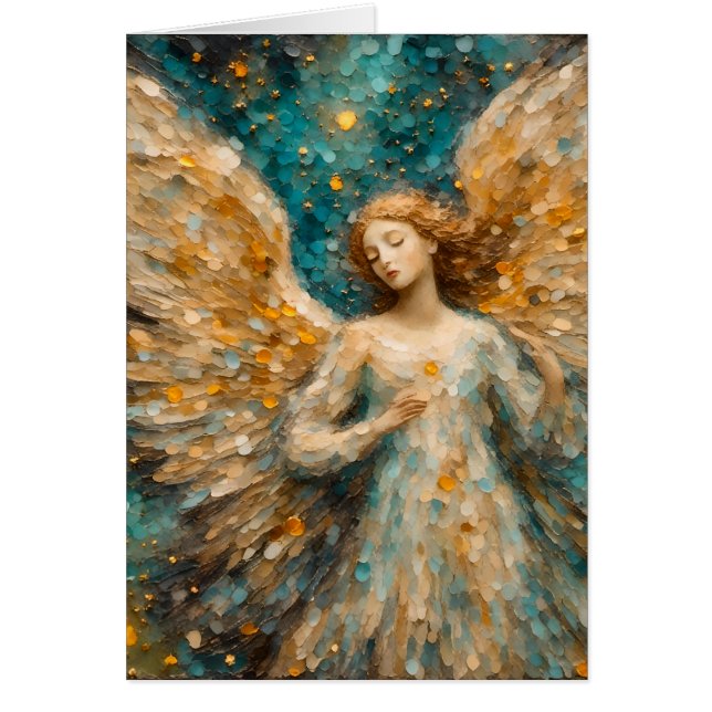 A Colourful Angel All Occasions Greeting Card (Front)