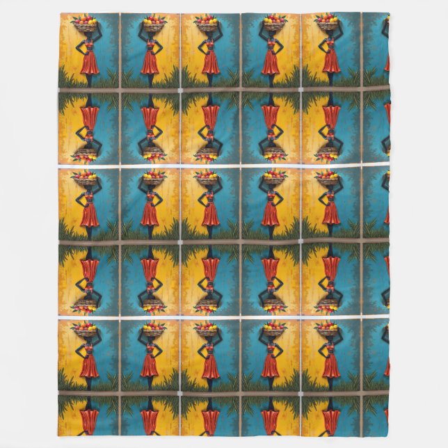 A colourful artwork for blankets, throw pillows et fleece blanket (Front)