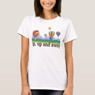 A colourful balloon flying gift - hot Air Balloons T-Shirt