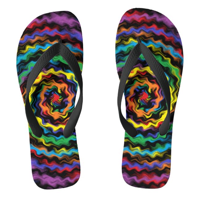 A Colourful Detonation Flip Flops (Footbed)