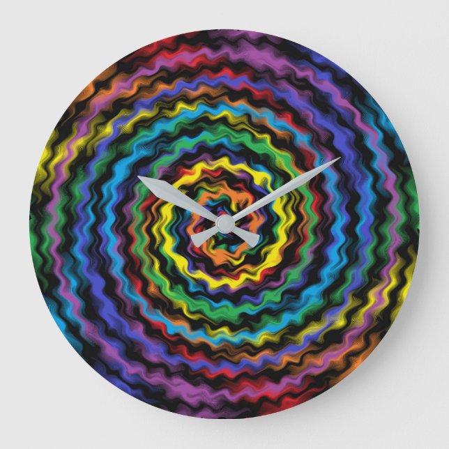 A Colourful Detonation Large Clock (Front)