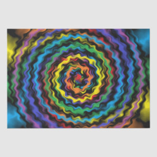 A Colourful Detonation Tissue Paper