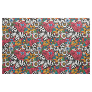 A colourful garden fabric