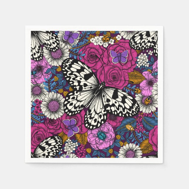 A colourful garden II Napkin (Front)