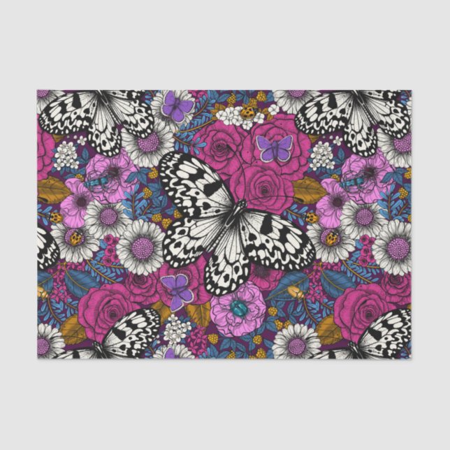 A colourful garden II Tissue Paper (Front)