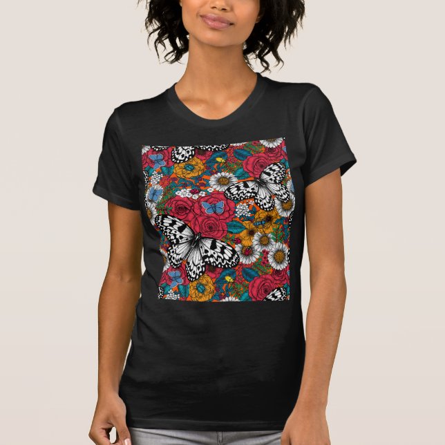 A colourful garden T-Shirt (Front)