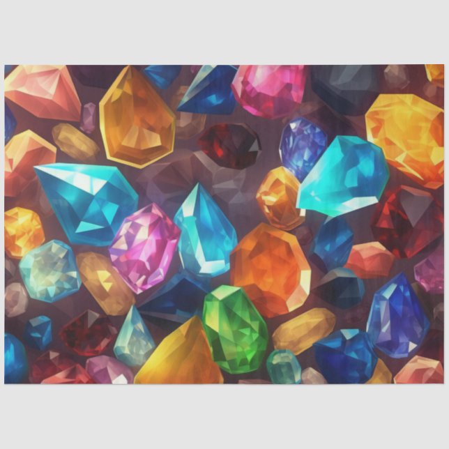 A Colourful Gem Series Desig 7 Tissue Paper (Front)