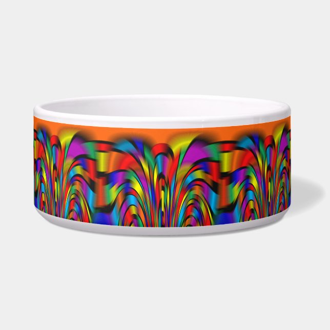 A Colourful Integration Pet Bowl (Front)