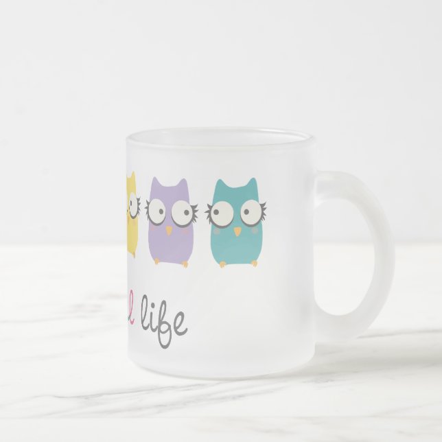 A colourful life mug or glass (Right)