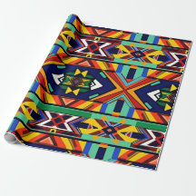 A colourful Ndabele style South african Pattern