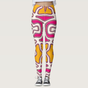 A colourful seamless "Ratti_Creative_Arts" Legging
