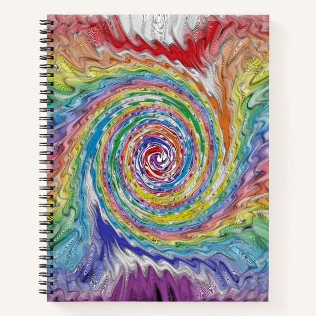 A Colourful Splatter Notebook (Front)