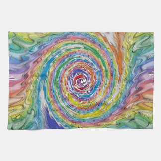 A Colourful Splatter Tea Towel