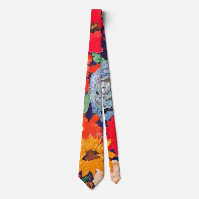 a colourful tie (Front)