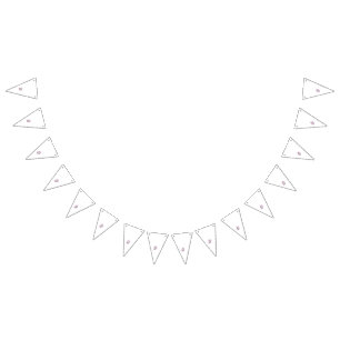 A colourful wall sticker featuring an intricate ge bunting 