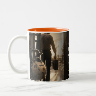 A Comfortable Cell Book Quote Two-Tone Coffee Mug