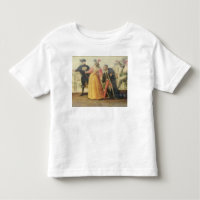 A Commedia Dell'Arte Troupe Before a Renaissance T