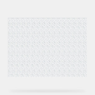 A completely white, featureless surface fills the  acrylic sign