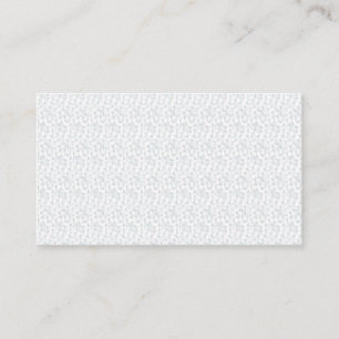A completely white, featureless surface fills the  business card