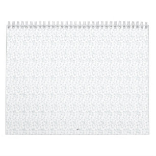 A completely white, featureless surface fills the calendar