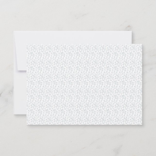 A completely white, featureless surface fills the  card (Front)