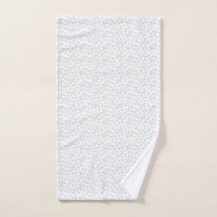 A completely white, featureless surface fills the  hand towel