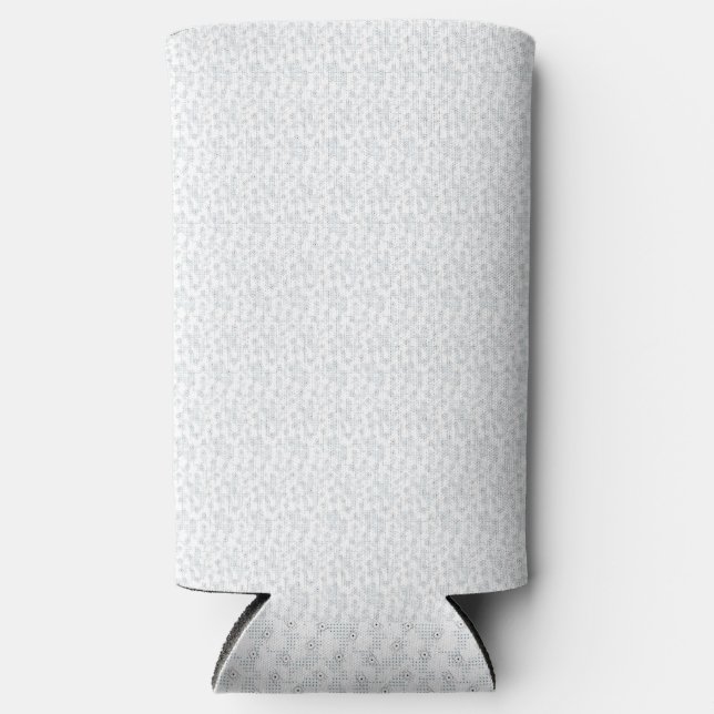 A completely white, featureless surface fills the  seltzer can cooler (Front)