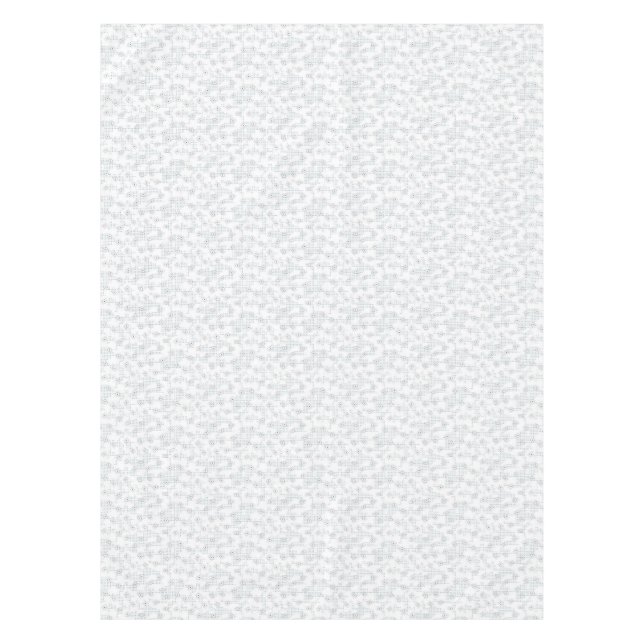 A completely white, featureless surface fills the  tablecloth (Front)