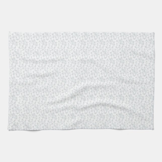 A completely white, featureless surface fills the  tea towel (Horizontal)